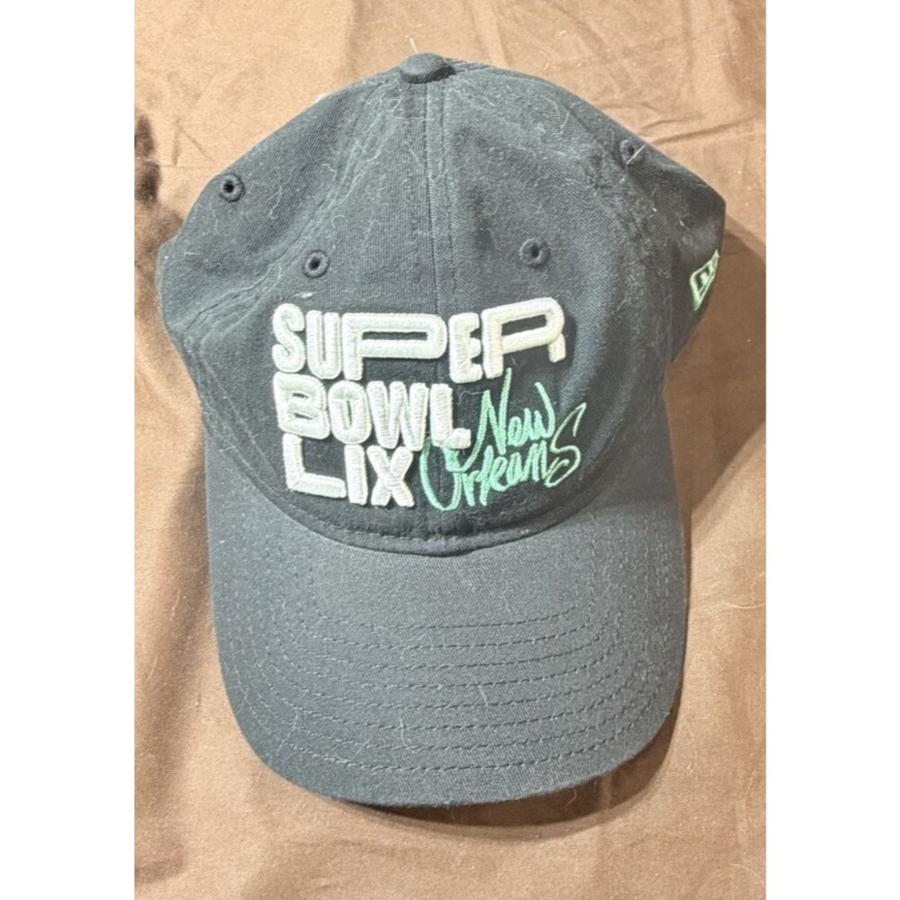New Era Super Bowl LIX Hat Men's OSFM Black 9Twenty Adjustable New Orleans